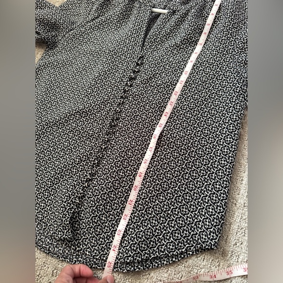 BISHOP + YOUNG ana covered button blouse in chocolate pascal print medium - Picture 8 of 10